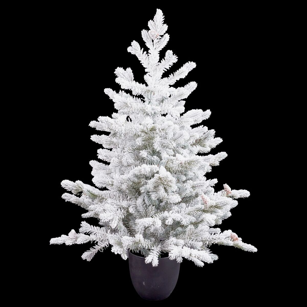 Juletræ Polyetylen Ananas snefald 40 x 40 x 90 cm